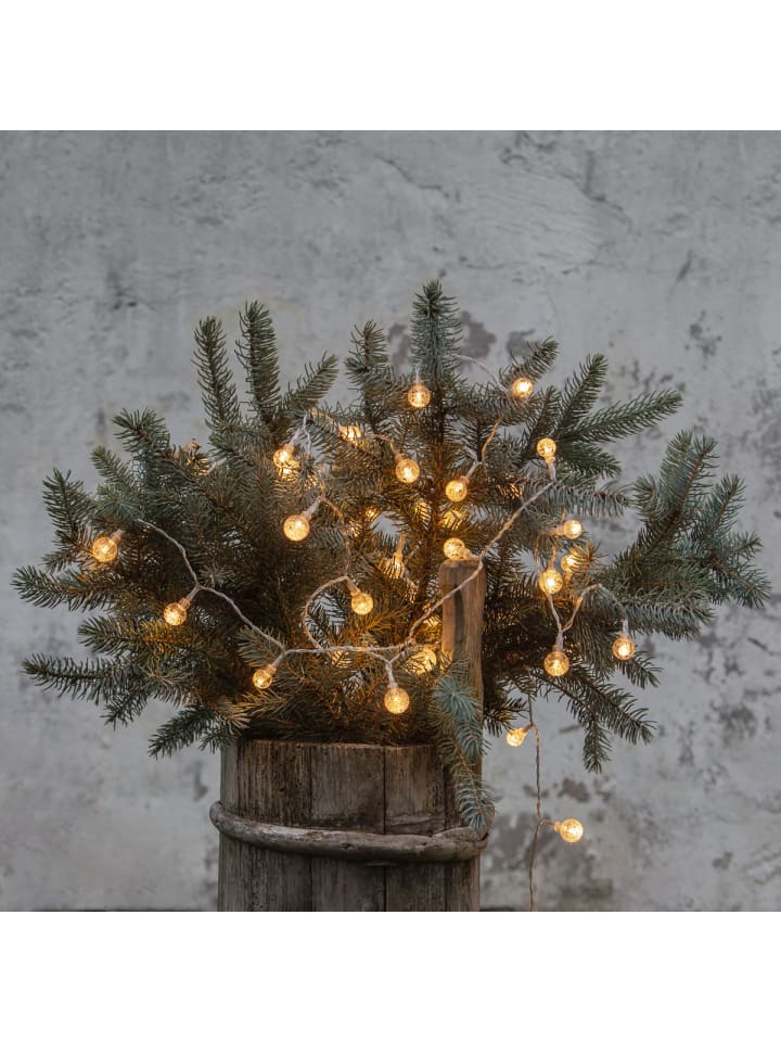STAR Trading LED Lichterkette BERRY 50 LED Kugeln L: 5m in transparent günstig kaufen onesize