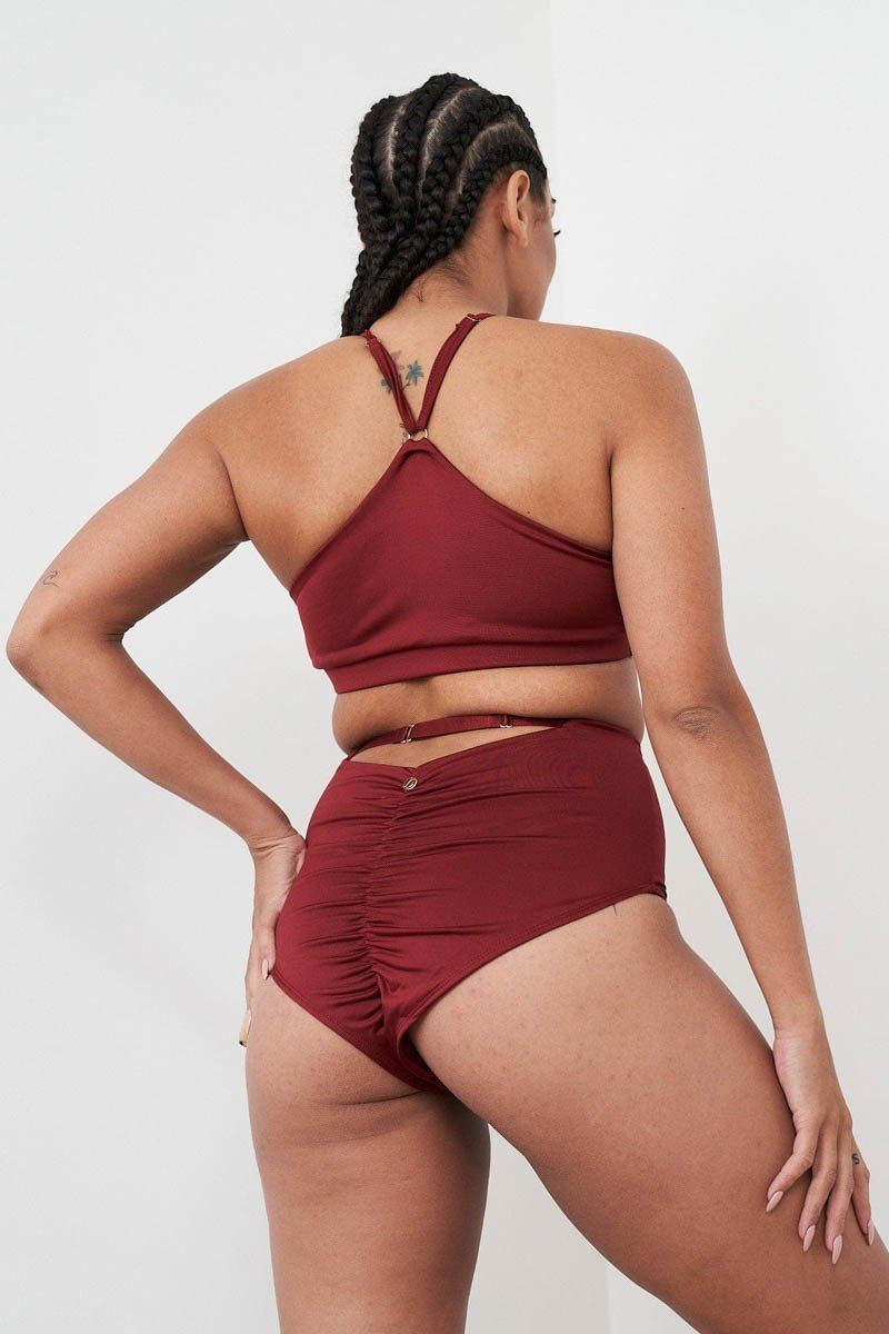 Lunalae Sporttop Lunalae Top Sage Weinrot