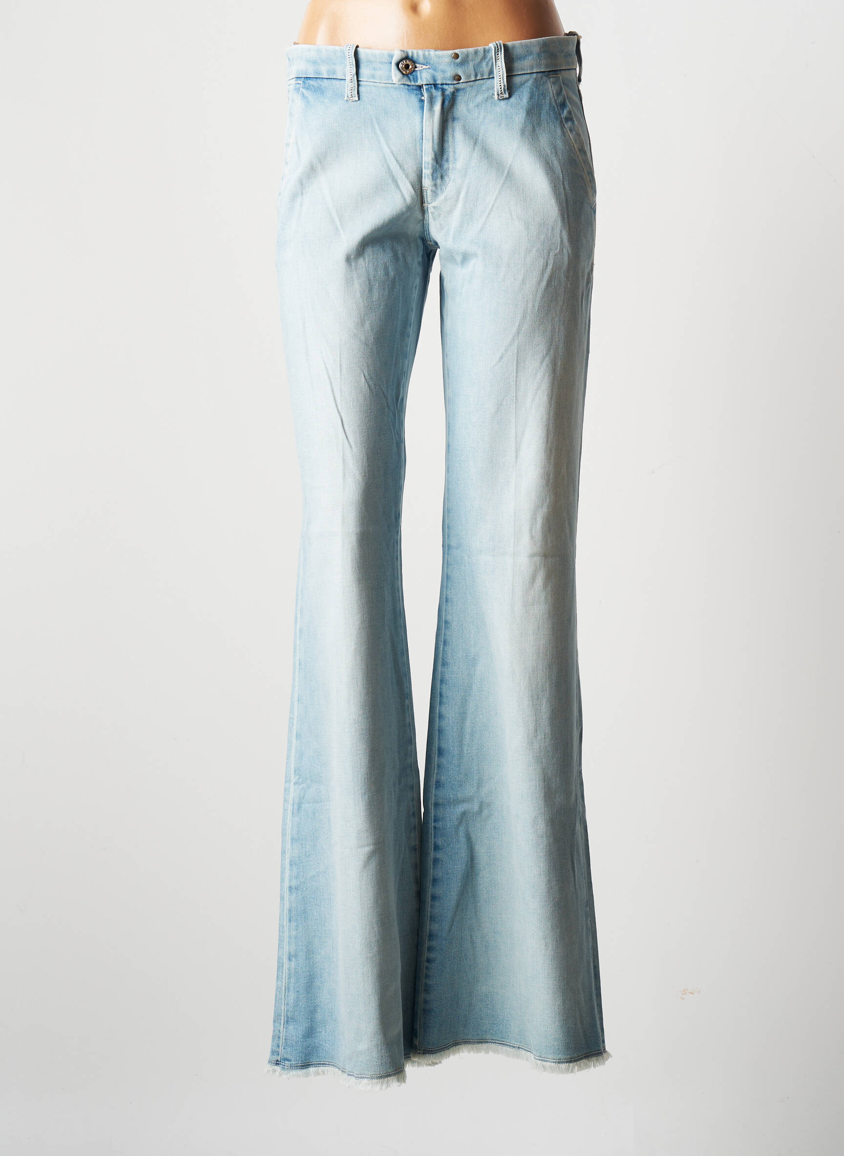 Diesel Jean Flare Femme couleur bleu