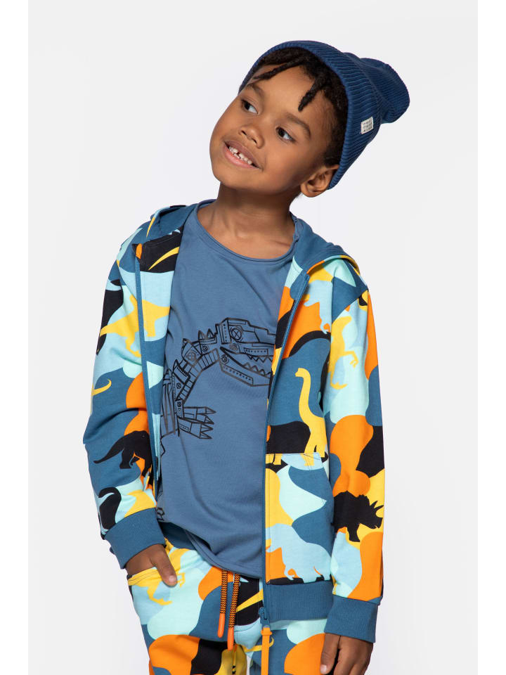 Coccodrillo T-shirt mit langen Ärmeln in blau günstig kaufen