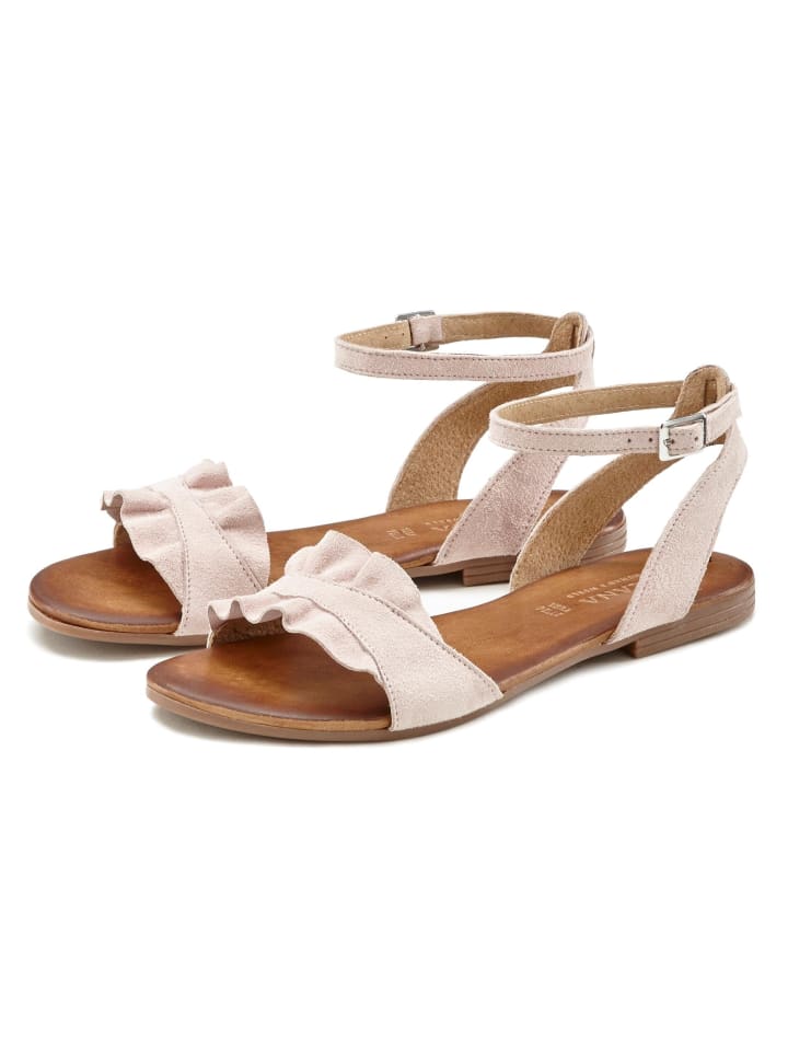 LASCANA Sandale in rosé günstig kaufen