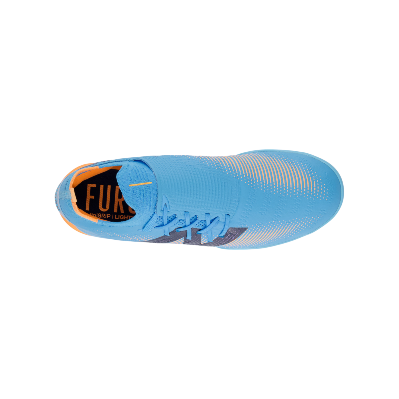 New Balance Furon V7+ Destroy TF Blau FS75