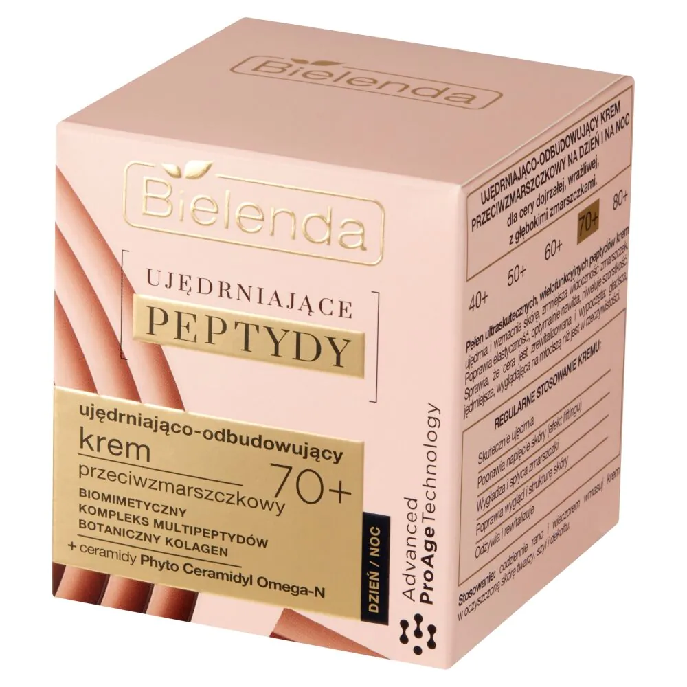 Bielenda Firming Peptides Verstevigende en Regenererende Anti-Rimpelcrème 70+ Dag/Nacht