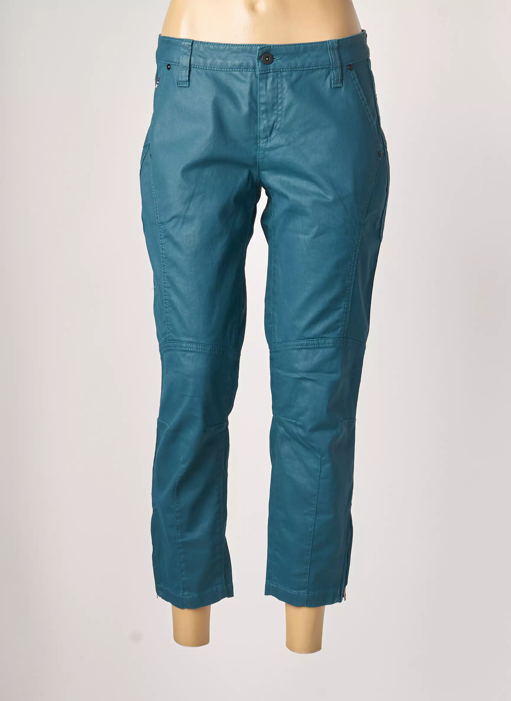 One Step Pantalon7 8 Femme couleur vert