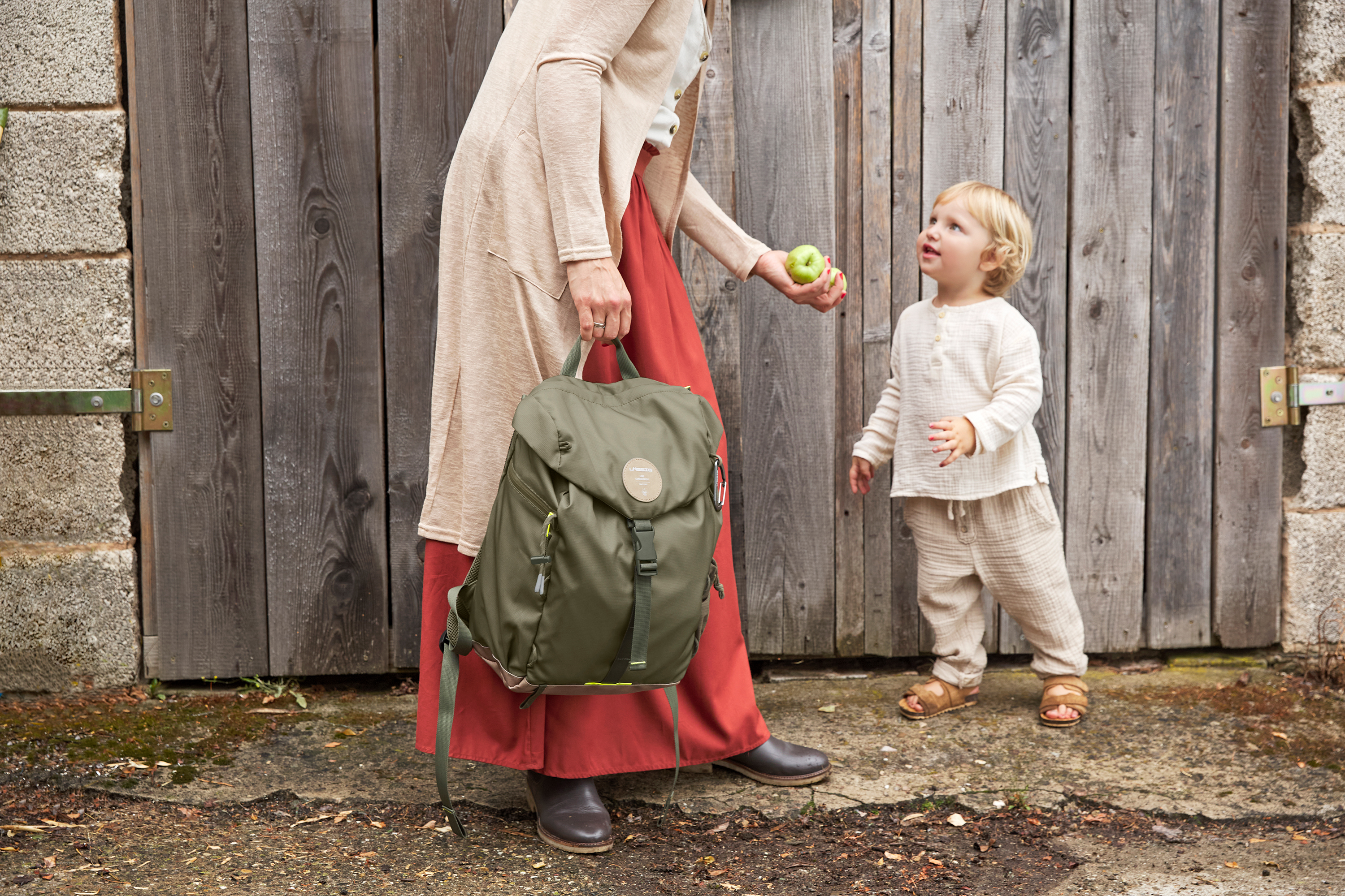 Wickelrucksack - Outdoor Backpack, Olive