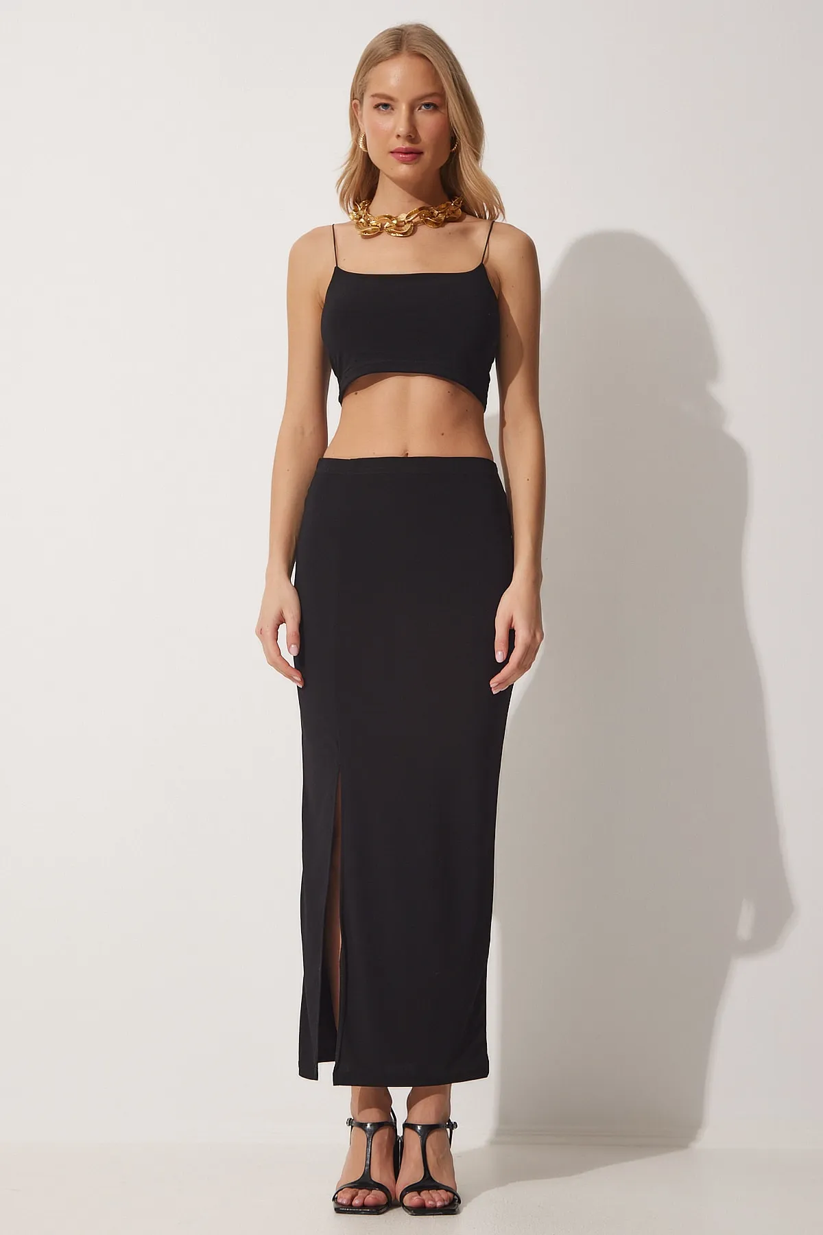 Happiness İstanbul  Zweiteiler - Schwarz - Regular Fit