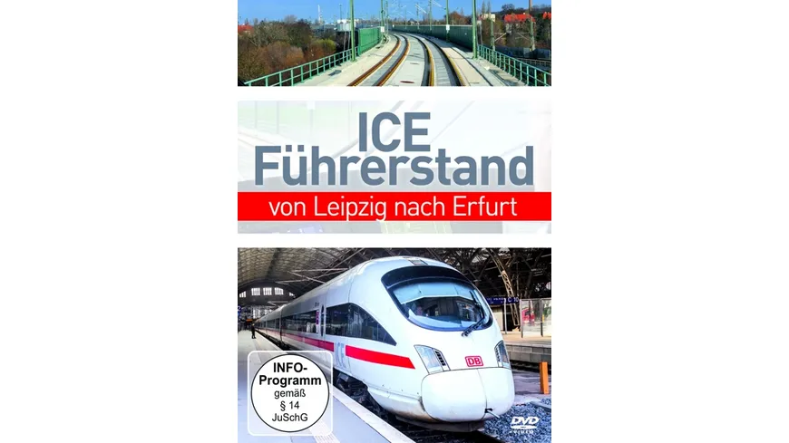 ICE-Führerstand von Leipzig nach Erfurt