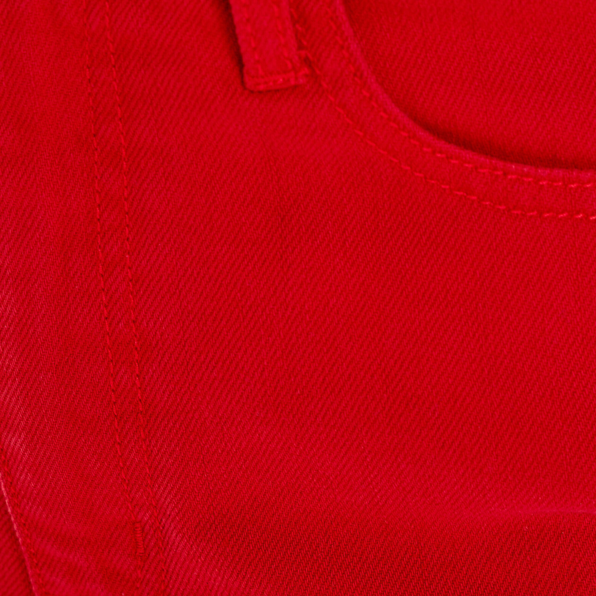 Jeans regular 7/8ème rouge femme | Cache Cache
