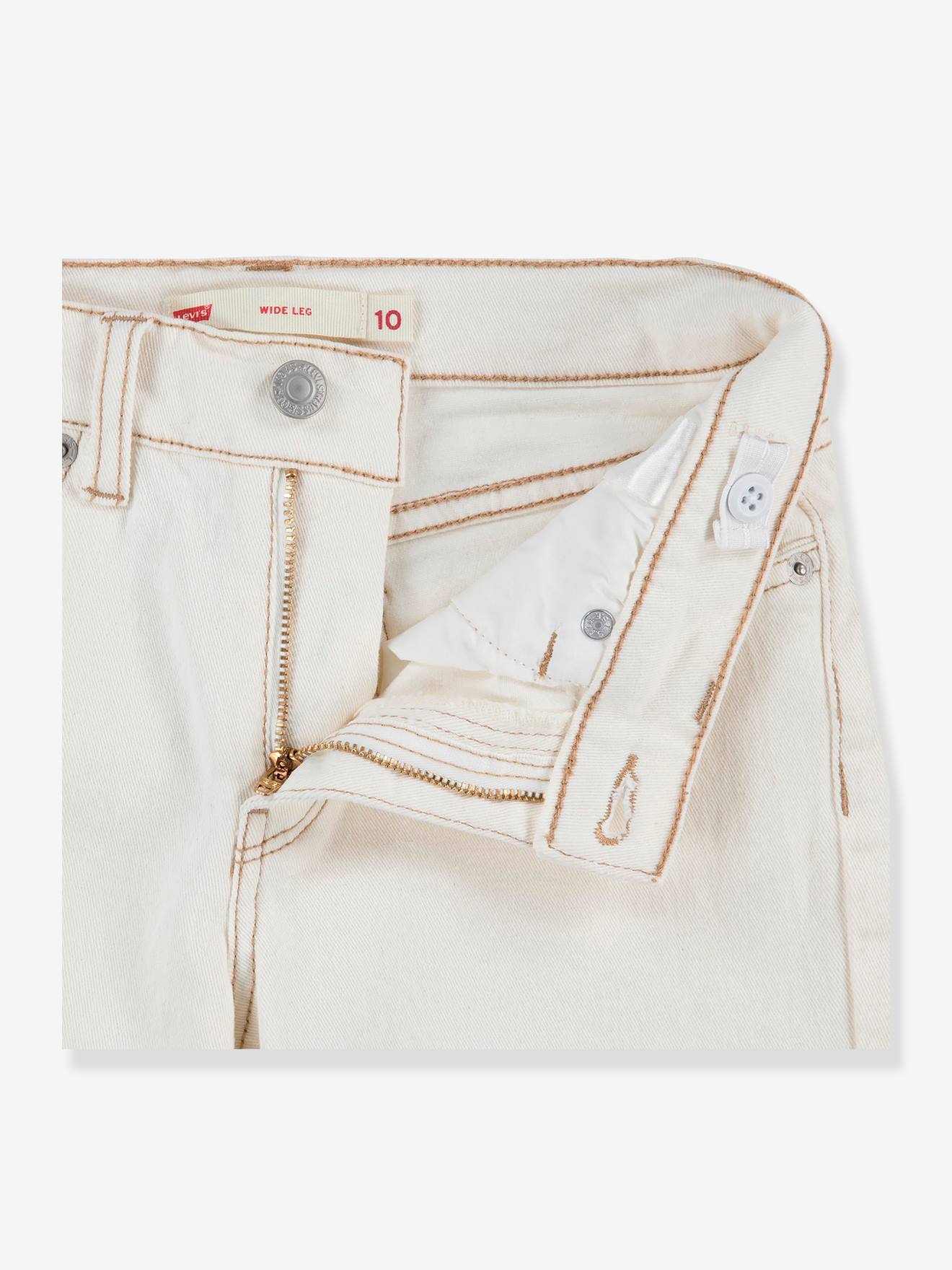 Levis Weite Mädchen Jeans Levi's mit Bio-Baumwolle - wollweiß