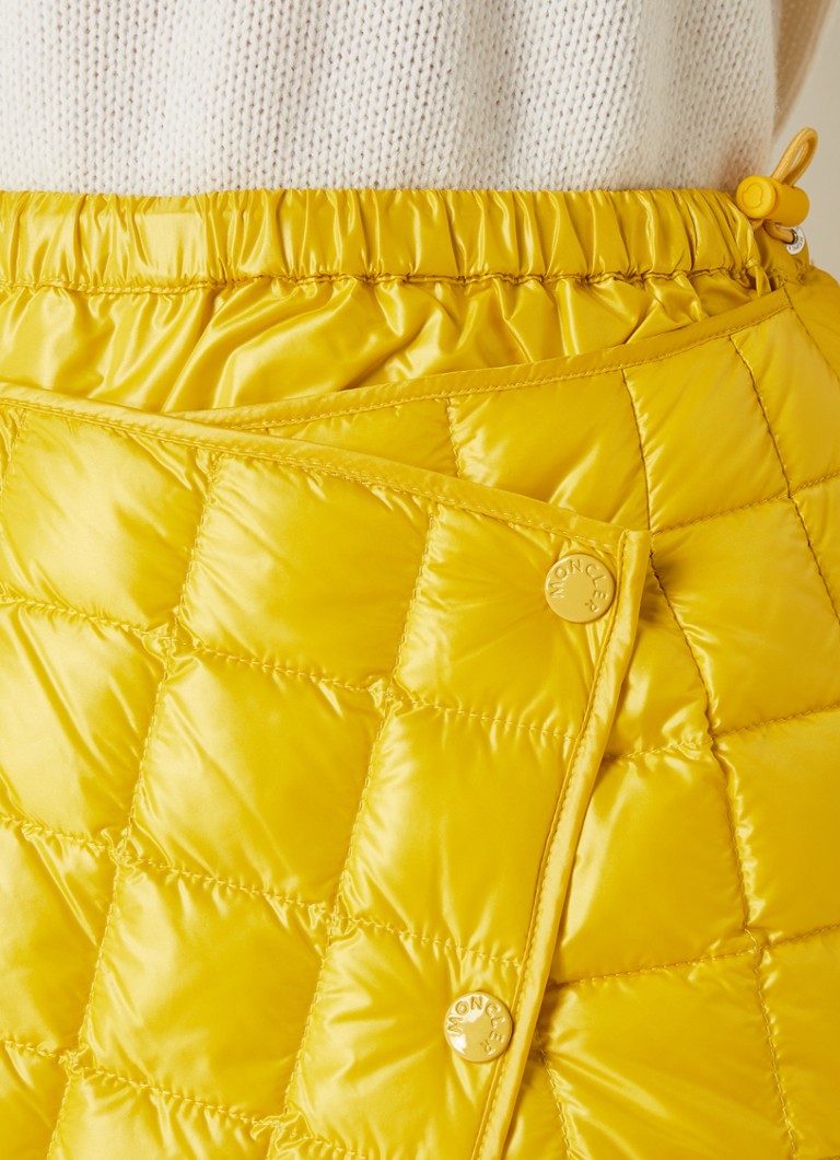 Moncler  Minirok met donsvulling en quiltpatroon