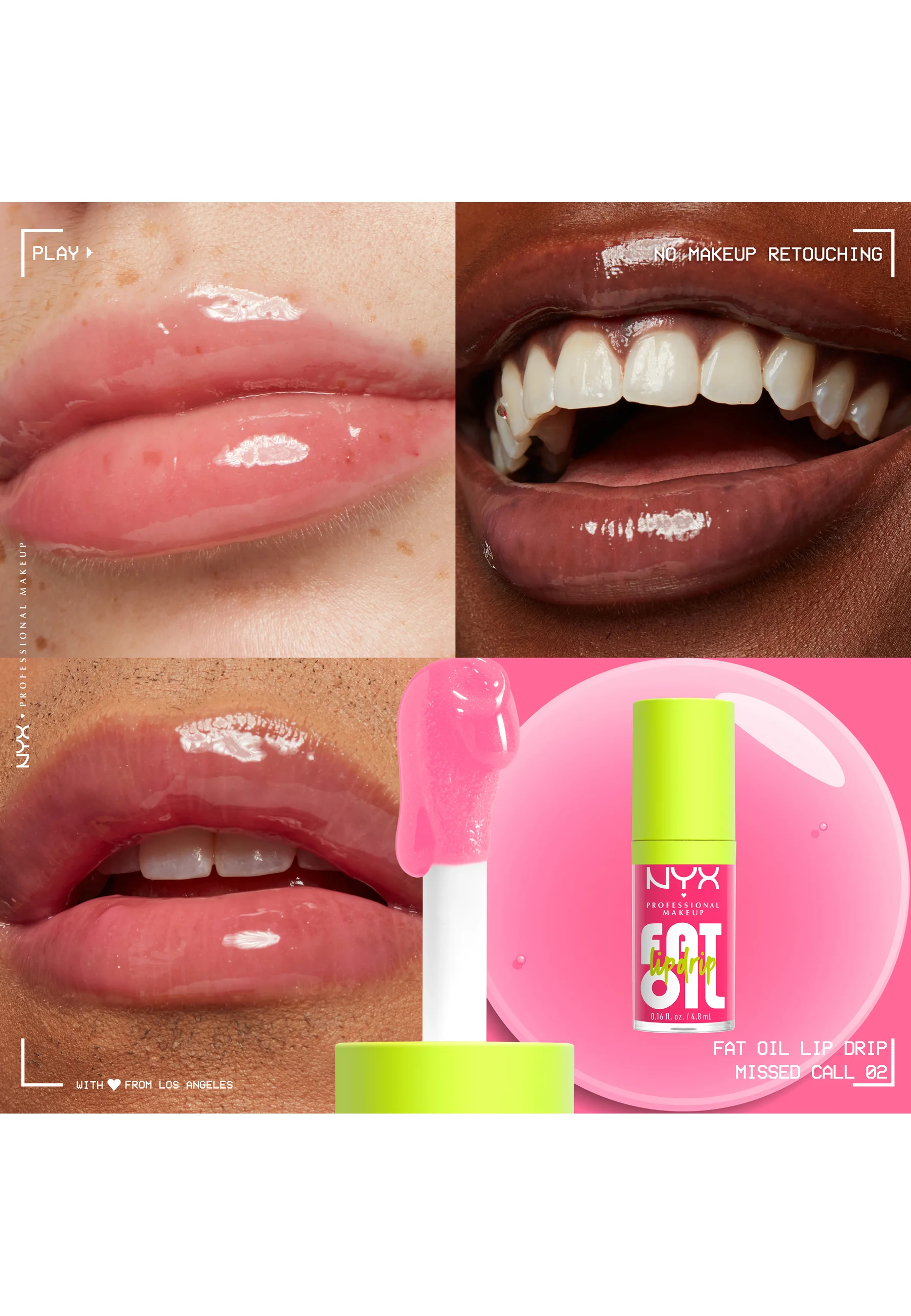 NYX Professional Makeup NYX PROFESSIONAL MAKEUP FAT OIL LIP DRIP -FEUCHTIGKEITSSPENDENDER LIPGLOSS MIT DICKEM APPLIKATOR UND NÄHRENDEN ÖLEN, FARBE: NEWSFEED, ROT - Brillo de labios