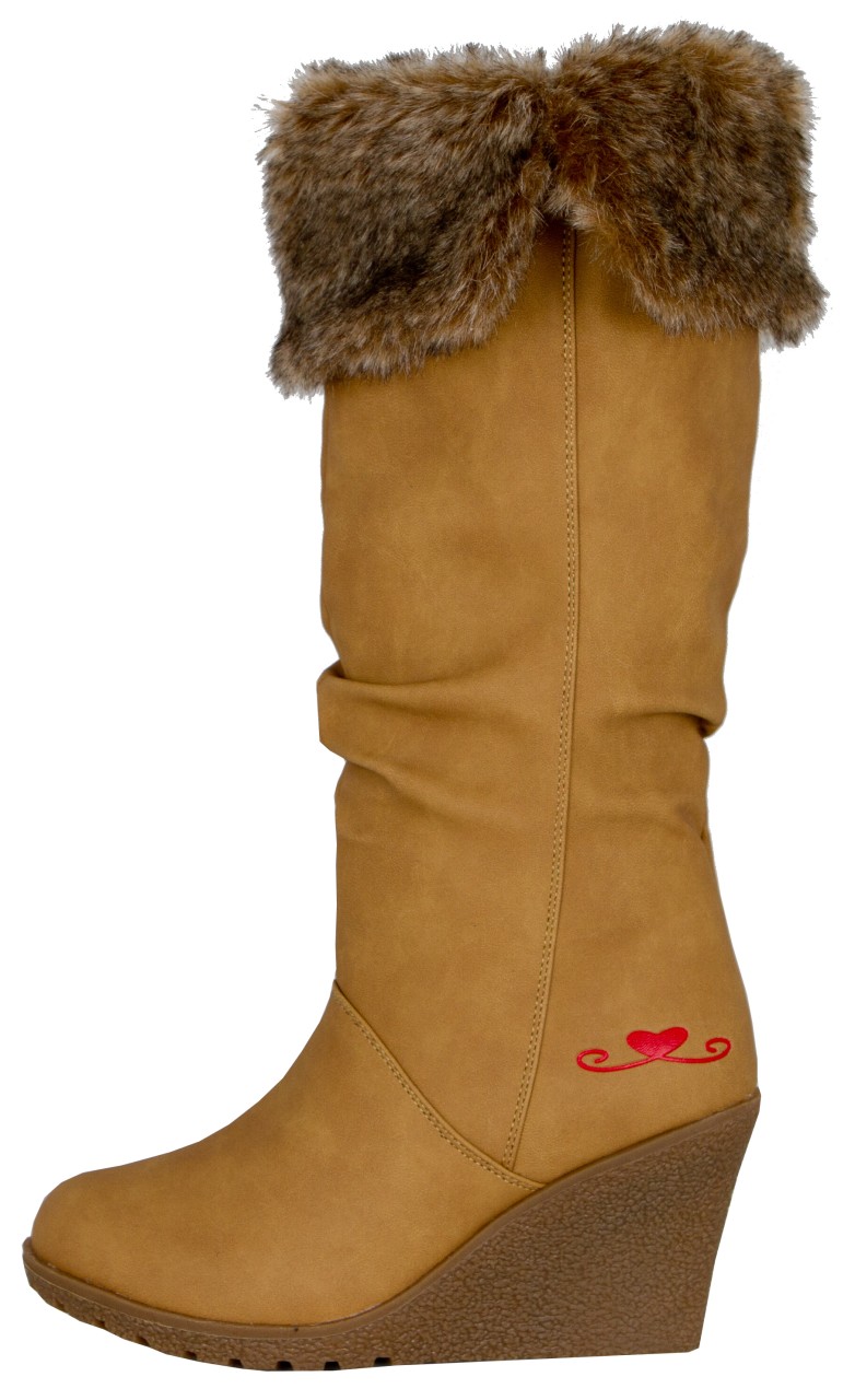LOVENESS Stiefeletten braun Winterstiefel von LOVENESS