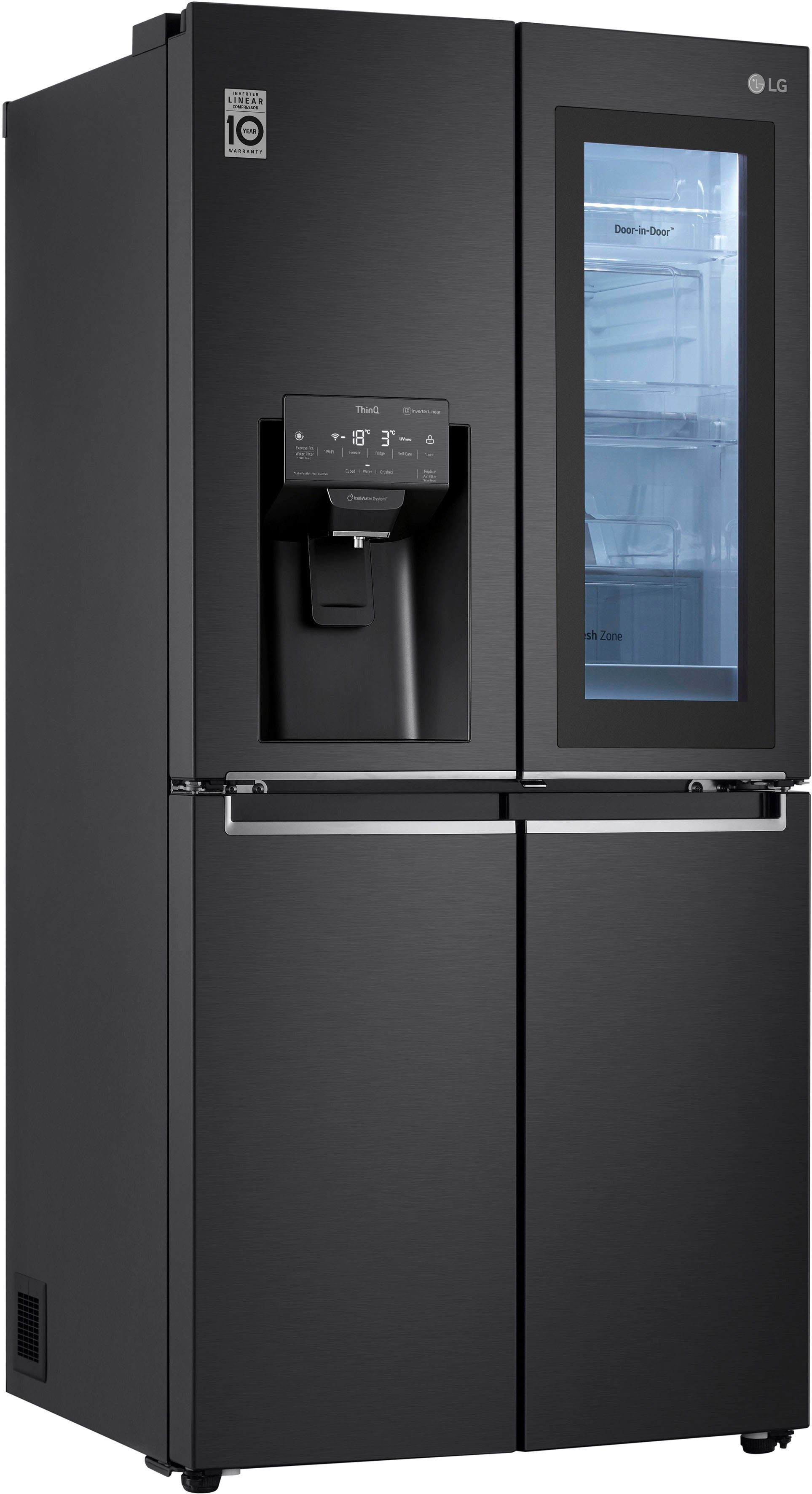 LG Multi Door GMX844MC6F, 178,7 cm hoch, 83,5 cm breit, InstaView™
