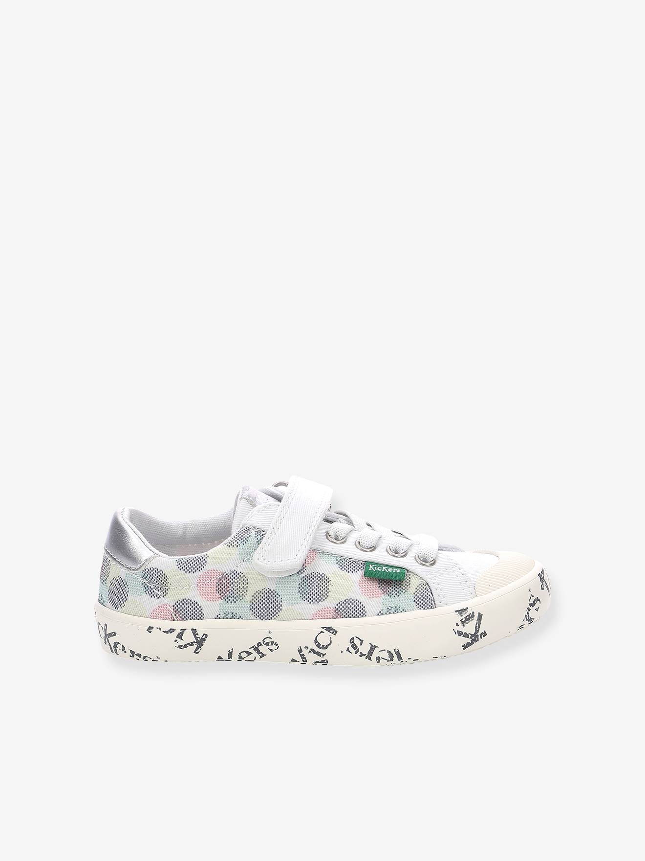 Kickers Mädchen Sneakers GODY GOLD KICKERS - weiß getupft