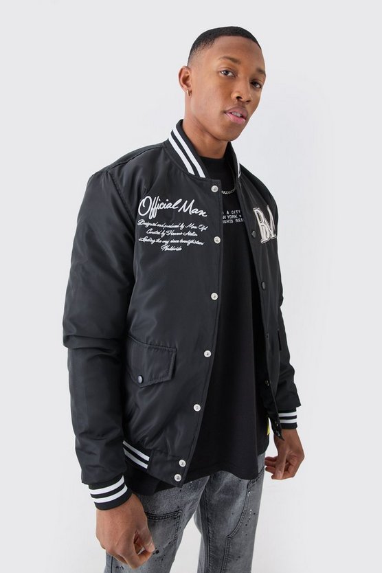 Nylon-Jacke mit Aufnähern