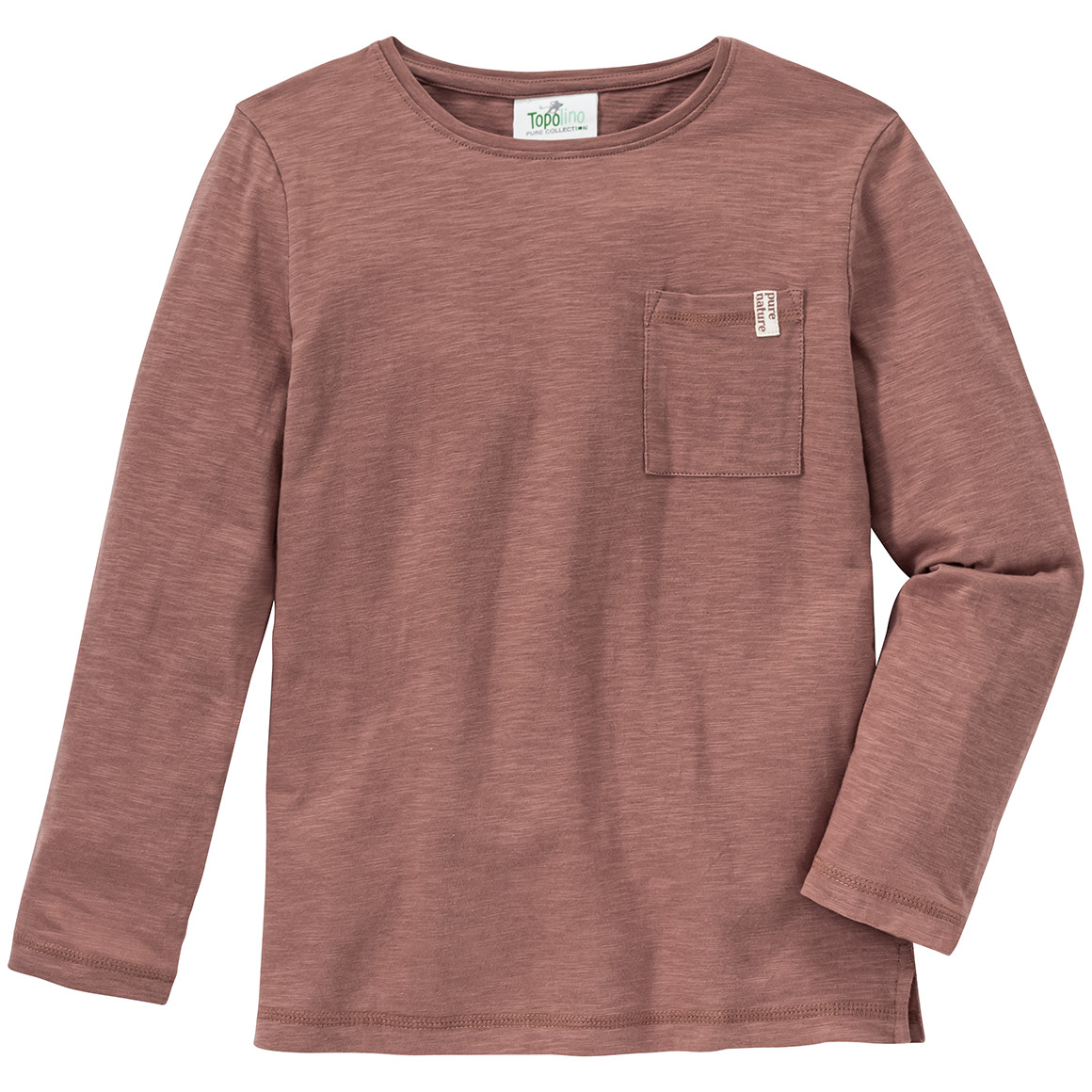 2 Kinder Langarmshirts mit Flammgarn