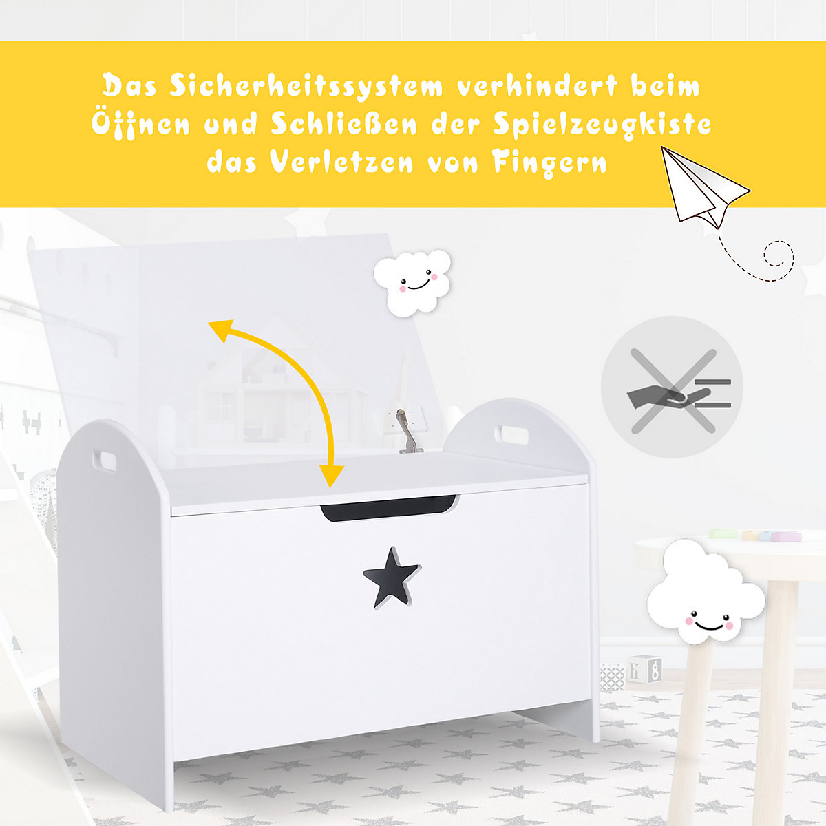 Kinder Spielzeugtruhe
