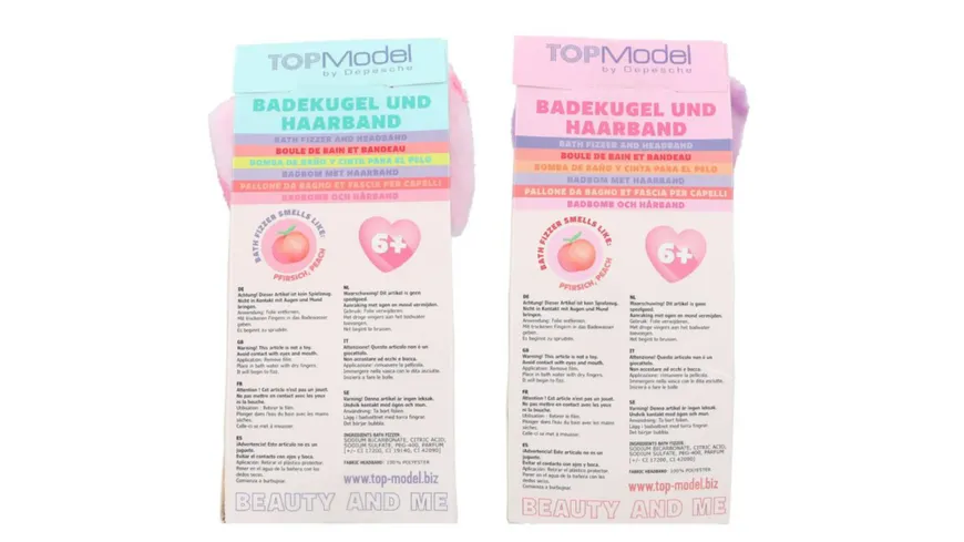 TOPModel Badekugel und Haarband BEAUTY and ME sortiert