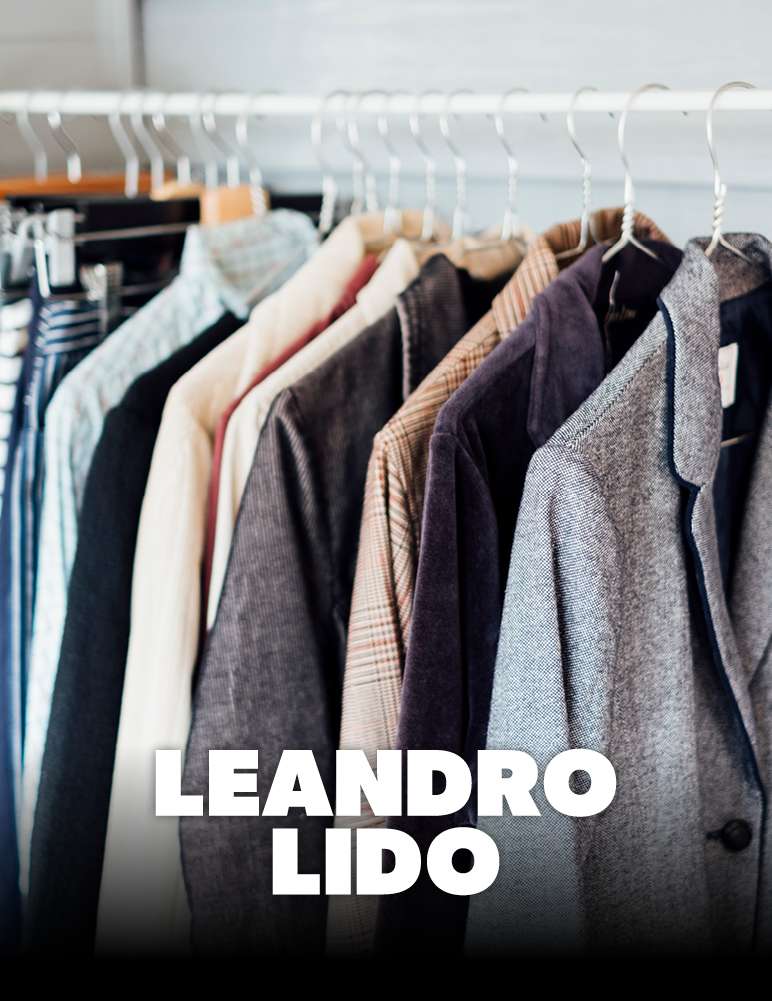 LEANDRO LIDO Comfort Casual Herren Gürtel schwarz