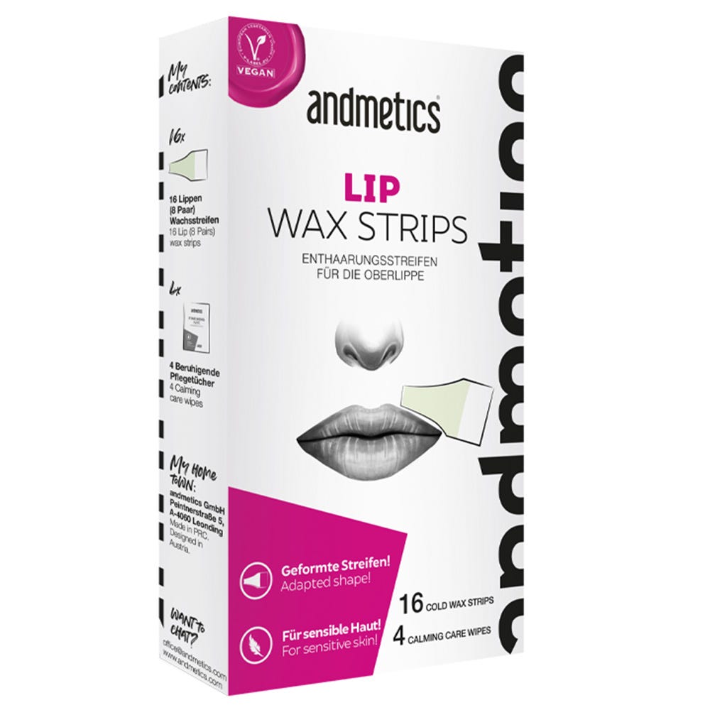 andmetics Lip Wax Strips 16 Stück
