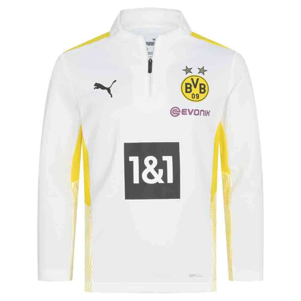 Borussia Dortmund BVB 09 PUMA 1/4 Zip Kinder Trainings Oberteil 759070-08