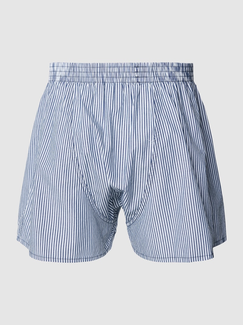 Boxershorts mit Label-Patch im 3er-Pack in blau