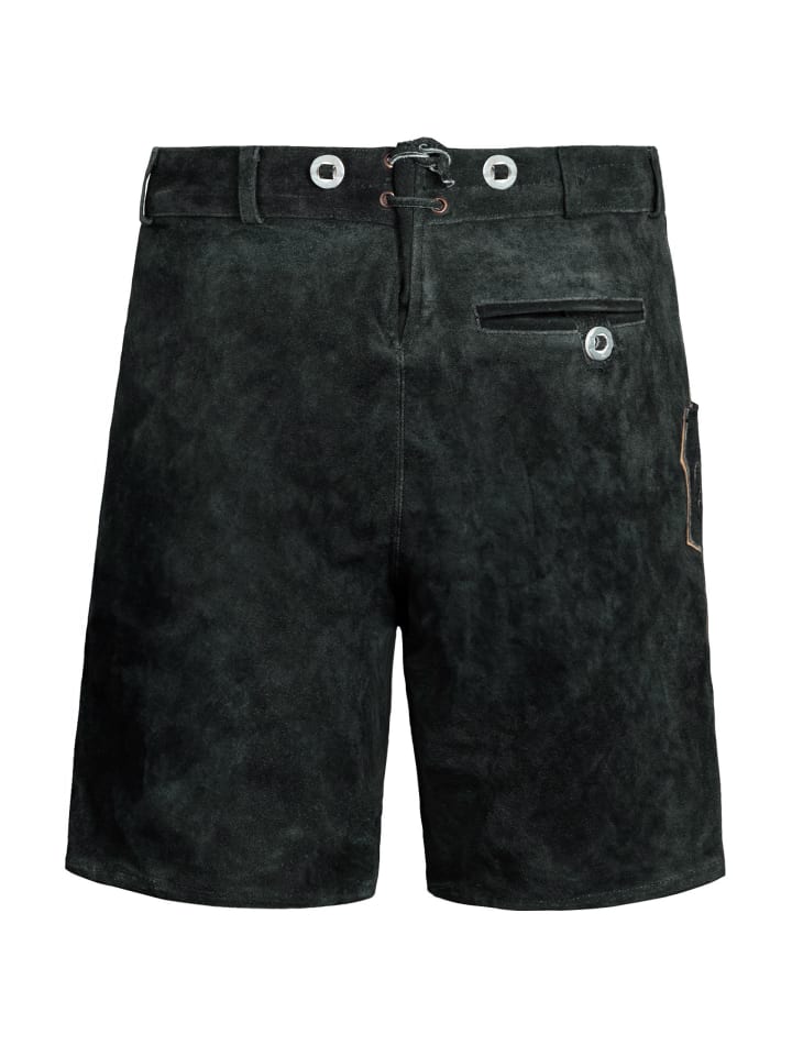 PAULGOS Lederhose Kurz Echtleder HK1 in Grau günstig kaufen