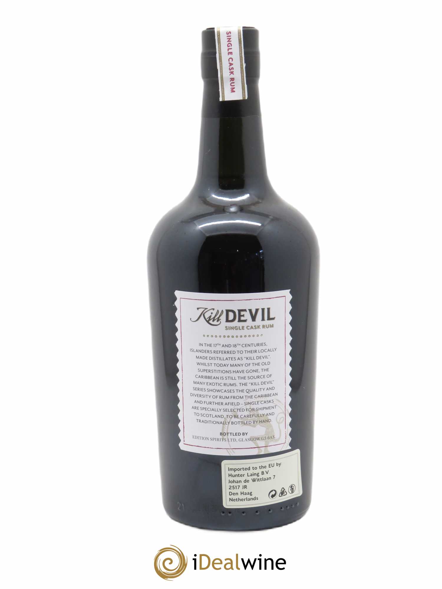 Rum Diamond Guyana 23 ans Single Cask Kill Devil   - Lot de 1 Bouteille