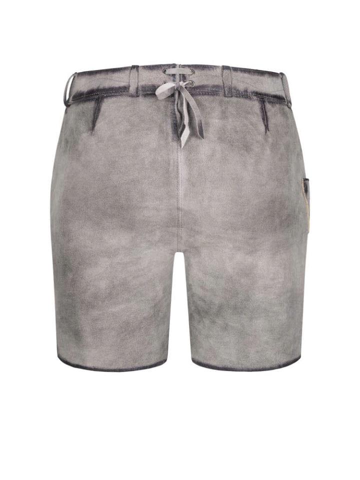 Nübler Lederhose kurz Tiana M in Silber günstig kaufen