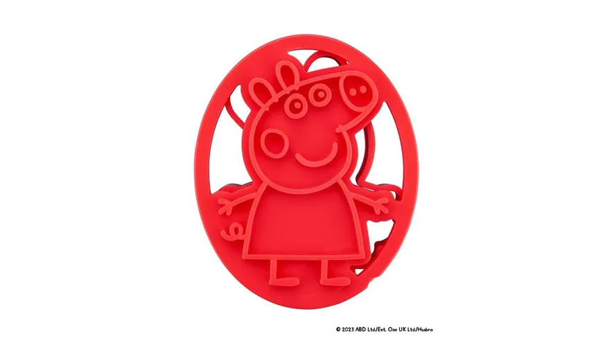 Dr.Oetker Präge-Ausstecher-Set Peppa 4-teilig türkis, blau, rot, orange