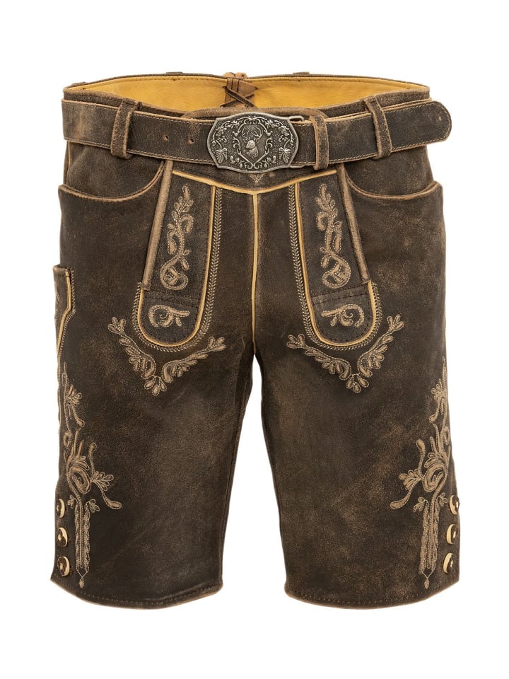 MADDOX Lederhose HOPFENSEE in dunkelbraun günstig kaufen