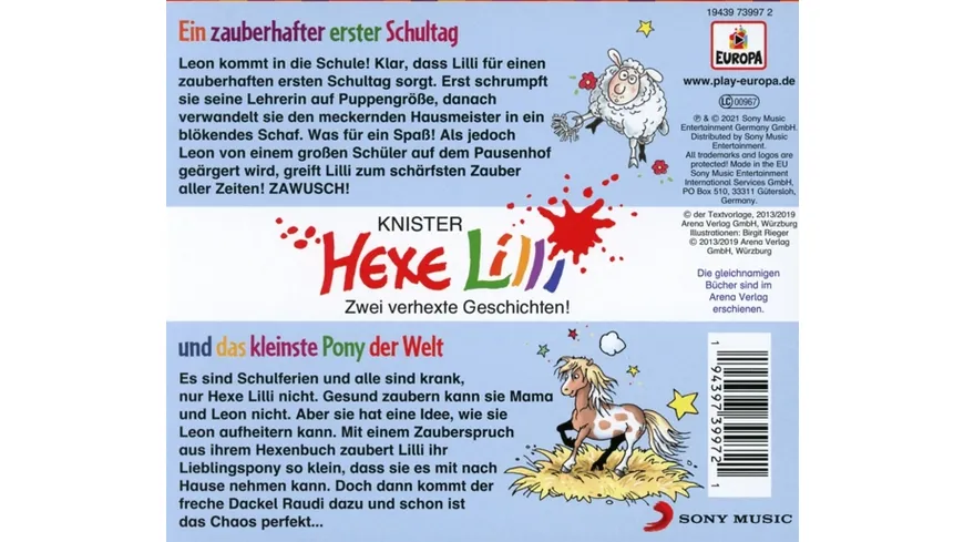 009/Hexe Lilli und das kleinste Pony der Welt (Ers