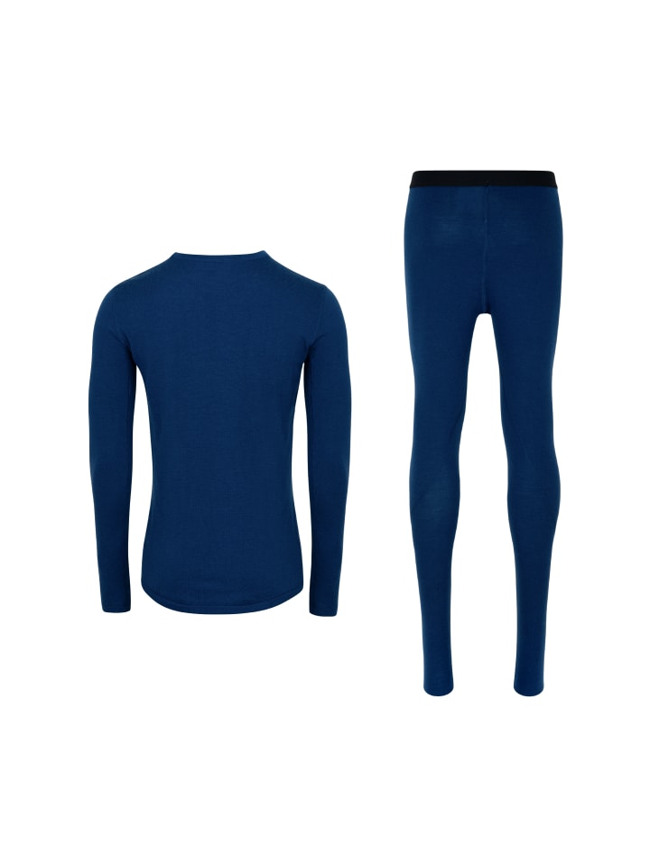 DANISH ENDURANCE Baselayer-Set Merino Baselayer in marineblau günstig kaufen