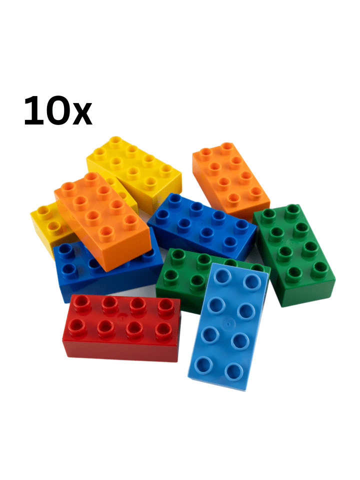 LEGO DUPLO® 2x4 Bausteine Bunt 3011 10x Teile - ab 18 Monaten in blue günstig kaufen Anzahl: 10 Stück