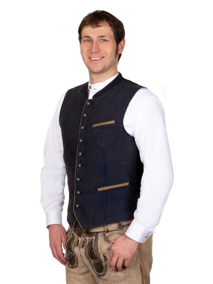 Edelnice Weste Kilian in blau günstig kaufen