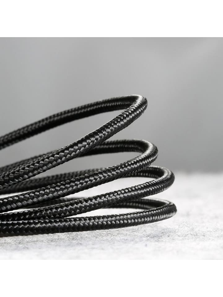 Baseus Baseus USB zu Micro USB Kabel – 2m Ladekabel in Schwarz-Rot in Schwarz günstig kaufen 200 cm