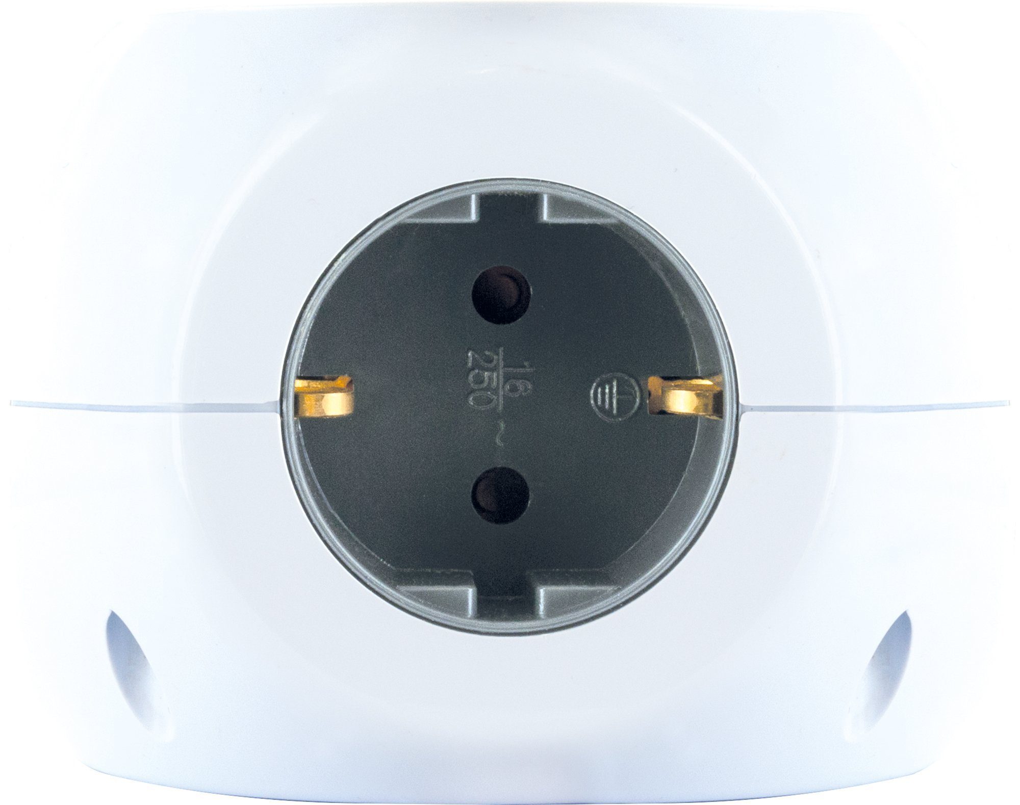 Schwaiger 661507 Mehrfachsteckdose 6-fach (3 Steckdosen, 3 USB Buchsen, Kabellänge 1.4 m), in Würfelform
