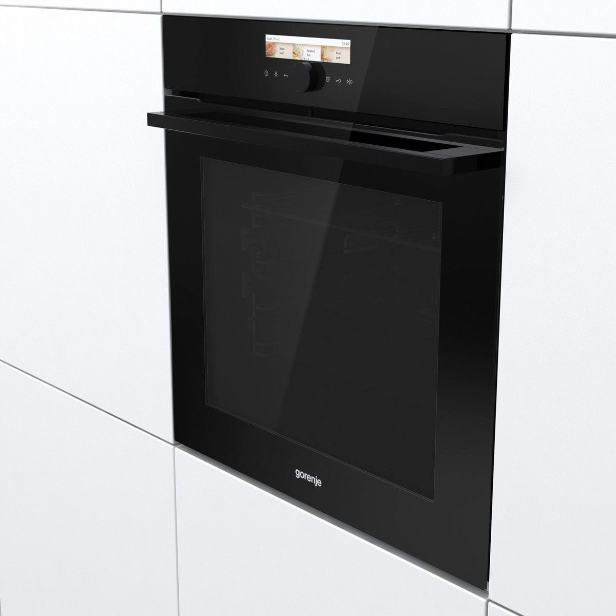 GORENJE Dampfbackofen BCS 798 S24BG, mit 1-fach-Teleskopauszug, Aqua-Reinigungsfunktion