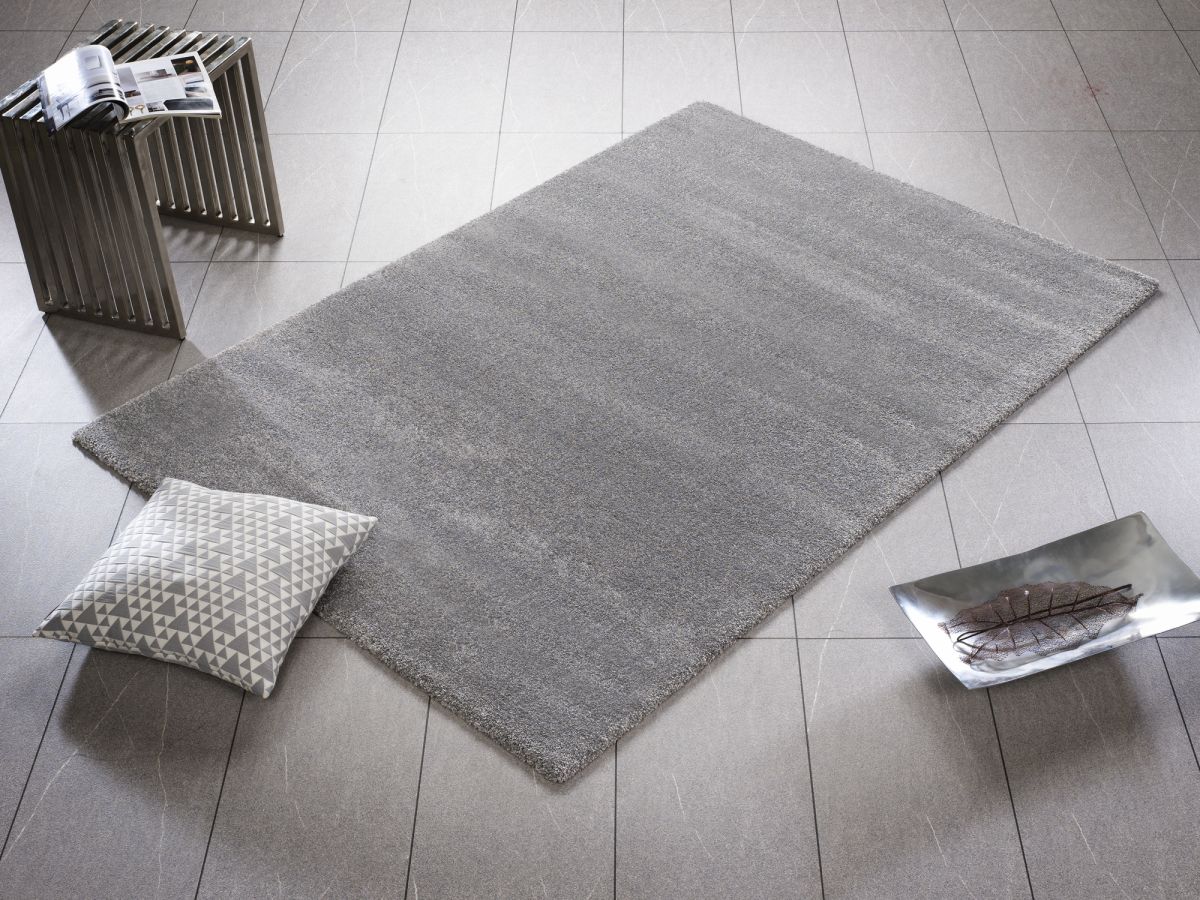Webteppich Tres Belle Grau 200 x 290 cm