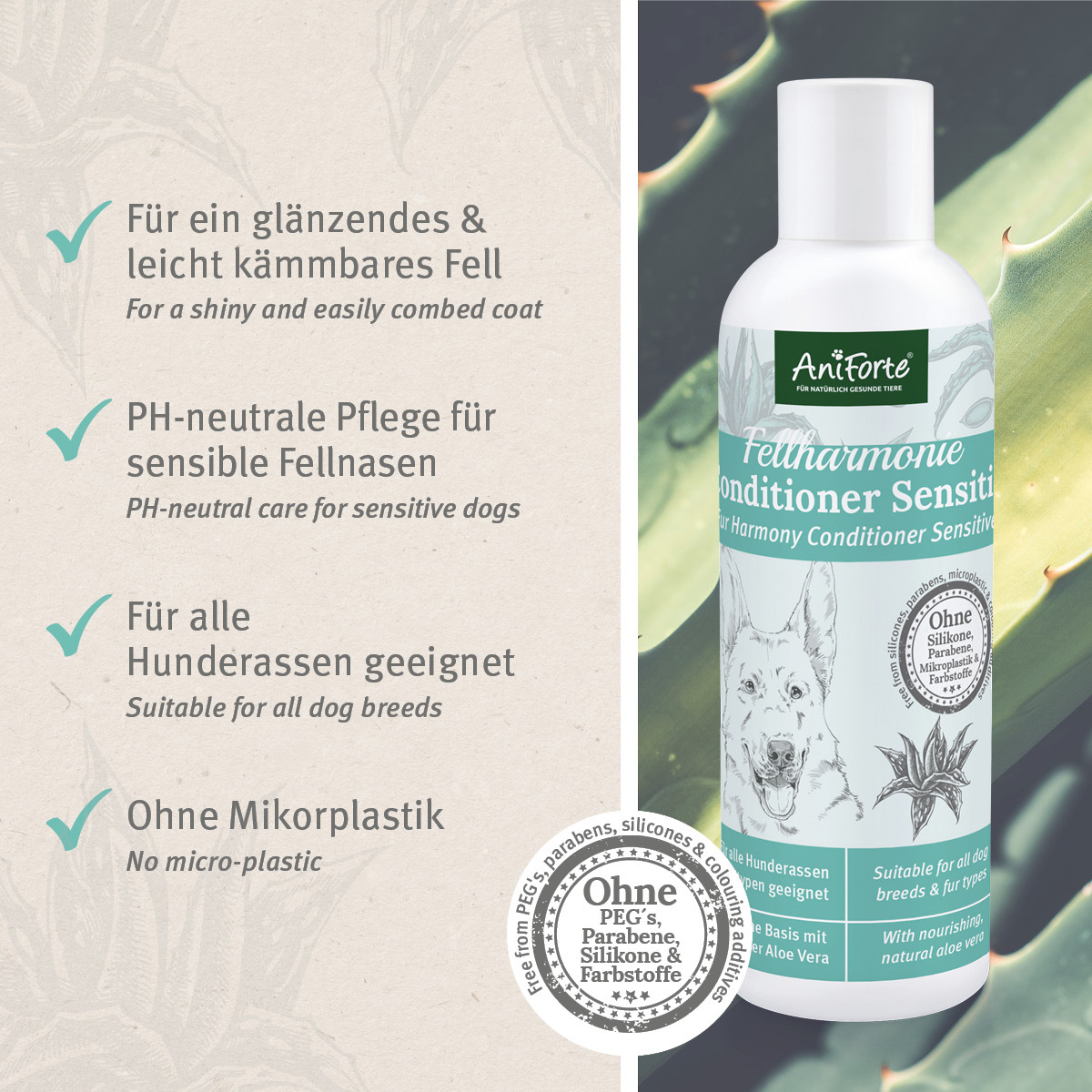 Aniforte Fellpflege Aniforte Fellharmonie Conditioner Sensitiv 200ml
