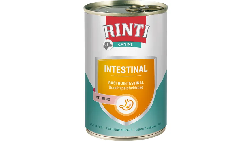 RINTI Hundenassfutter Canine Intestinal Rind 400 g