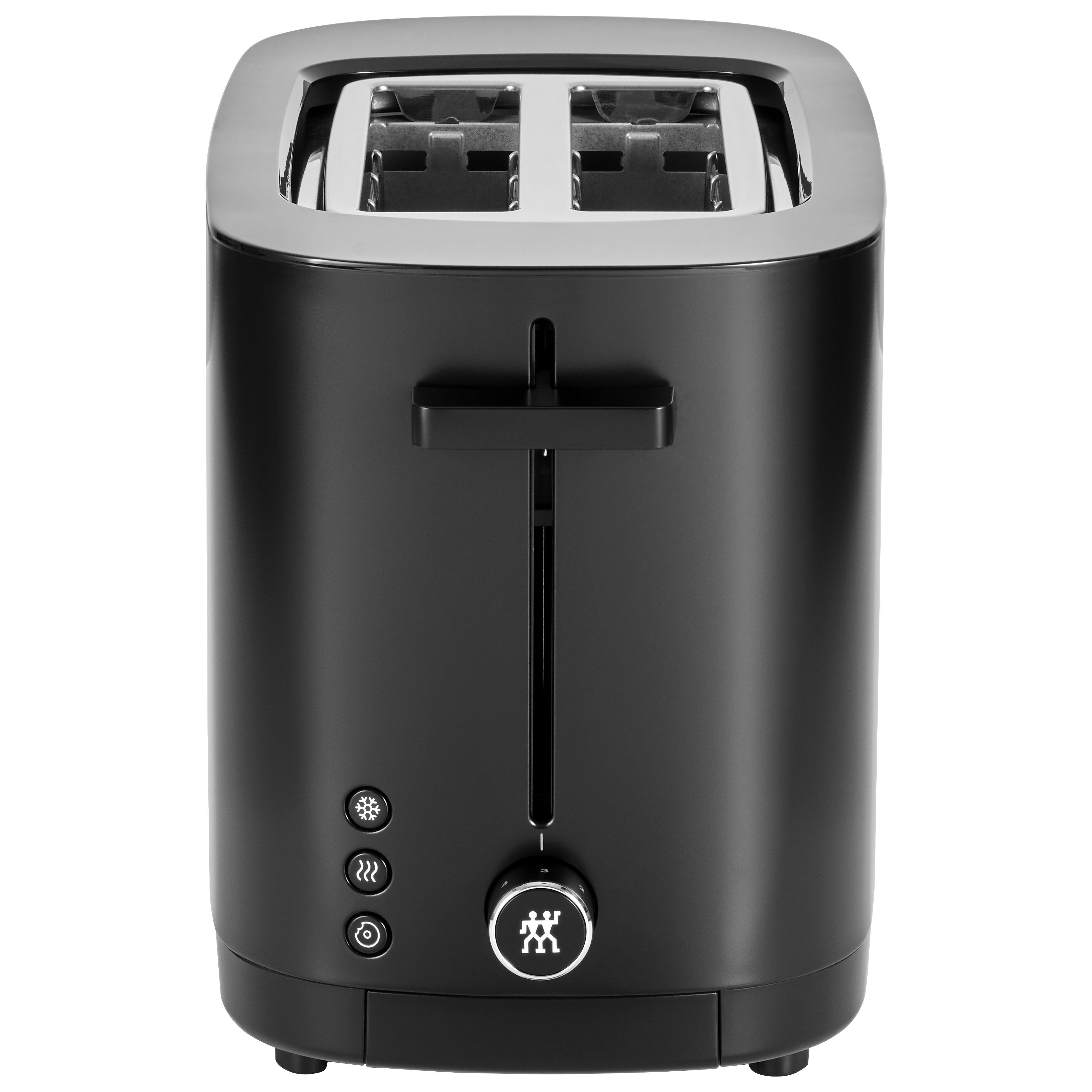 Toaster, 2 Schlitze kurz, Schwarz
