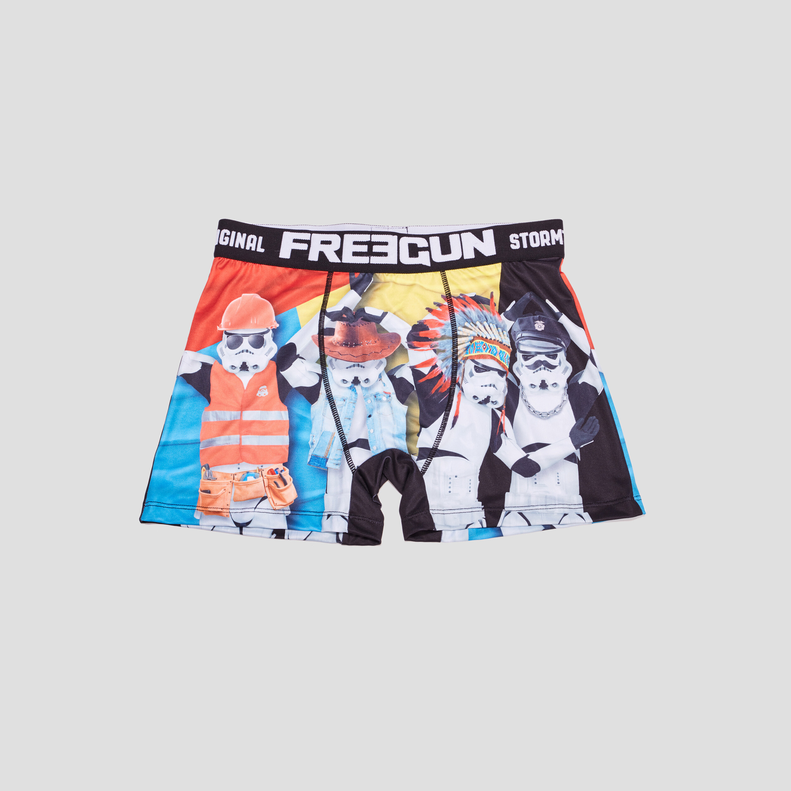 Boxer Freegun Stormtrooper noir homme | La Halle