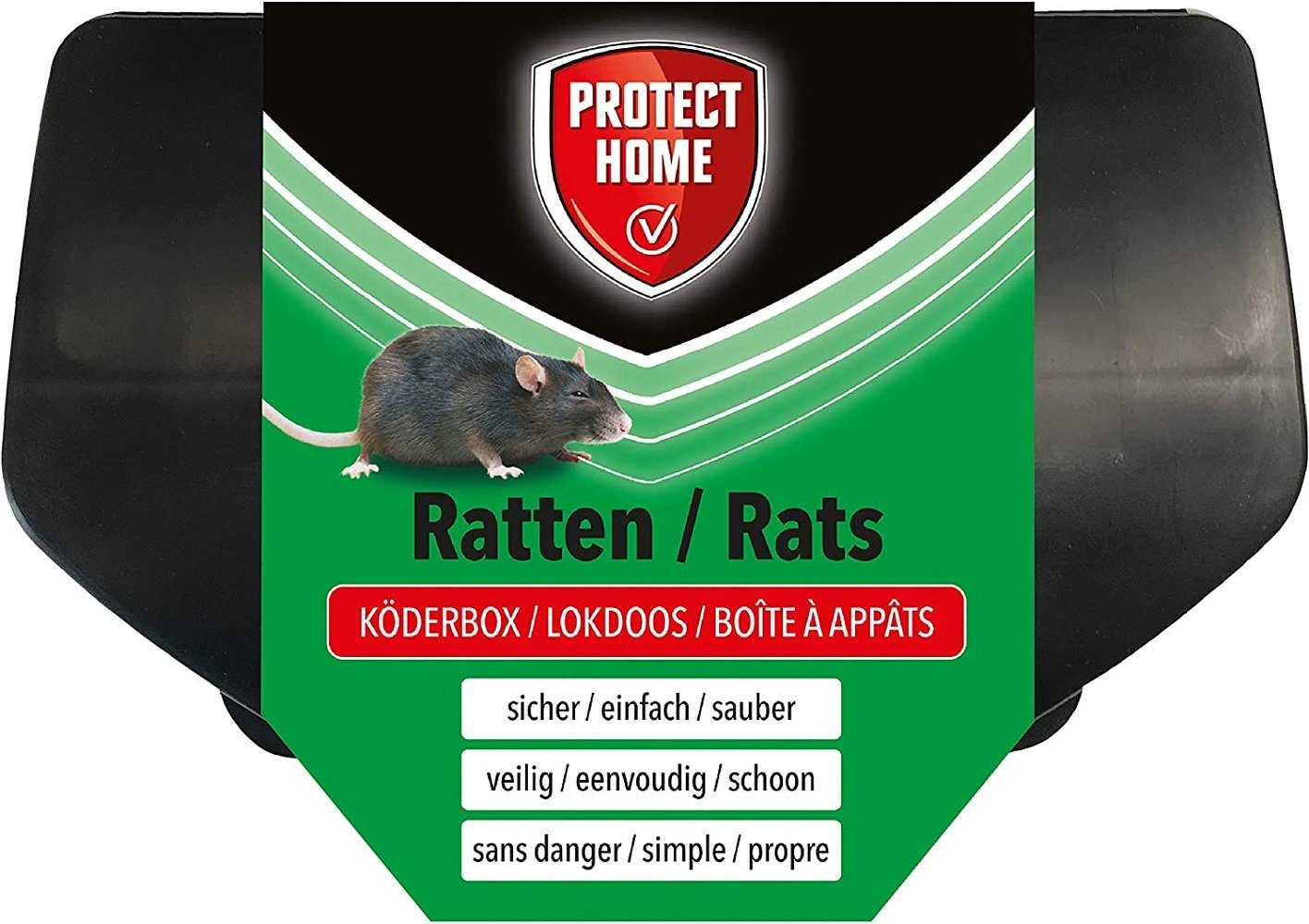 Protect Home Köderdose PROTECT HOME Ratten Köderbox für Rattengift sichere Ausbringung von Ra