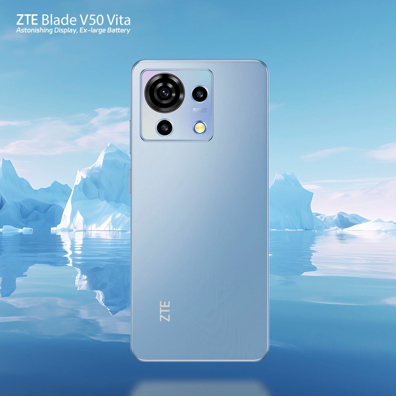 ZTE Blade V50 Vita Smartphone (17,14 cm/6,75 Zoll, 256 GB Speicherplatz, 50 MP Kamera)
