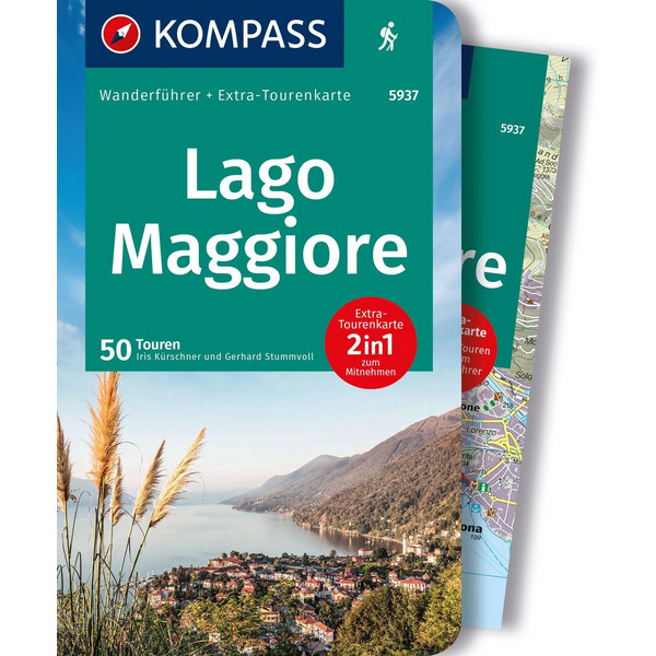 KOMPASS WANDERFÜHRER LAGO MAGGIORE, 50 TOUREN