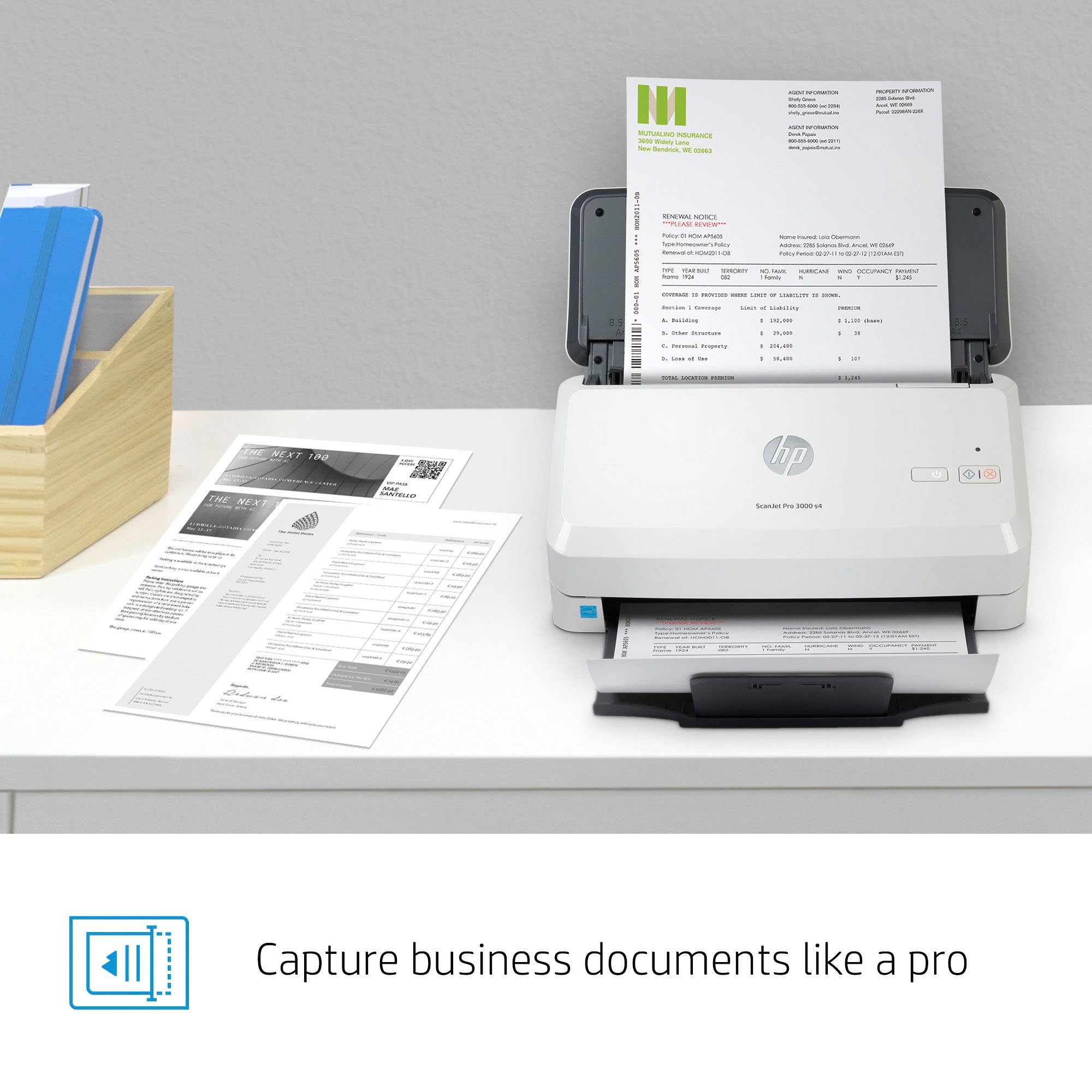 HP ScanJet Pro 3000 s4 Scanner, (HP+ Instant Ink kompatibel)