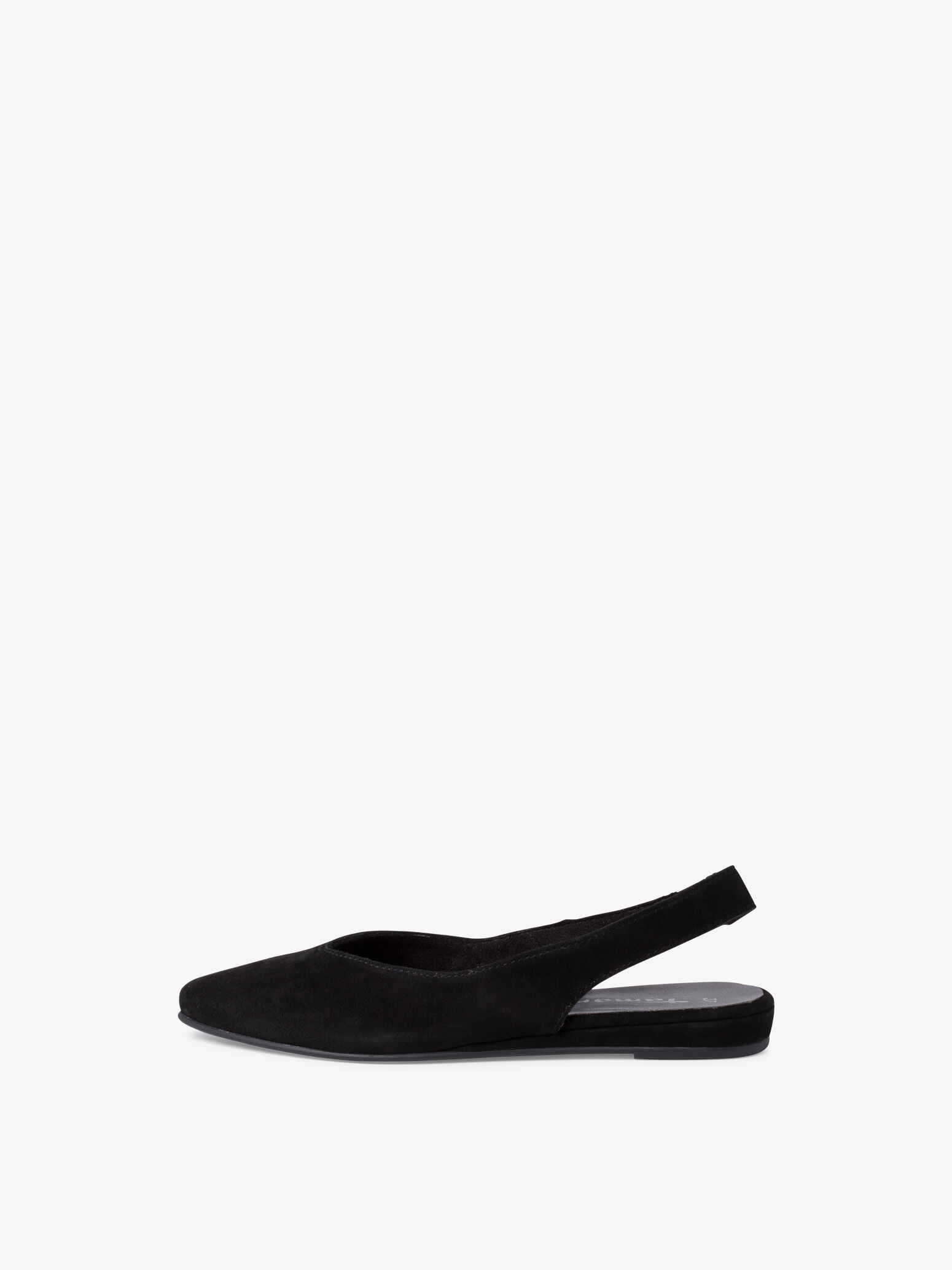 Escarpin en cuir - noir