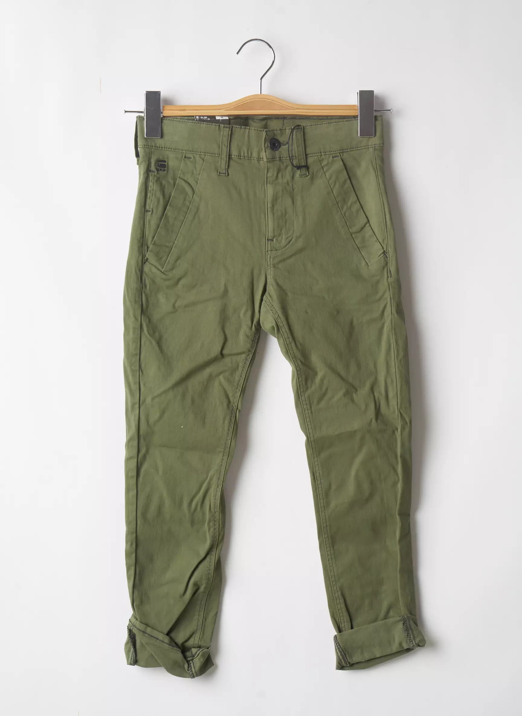 G Star Pantalons Slim Garcon couleur vert