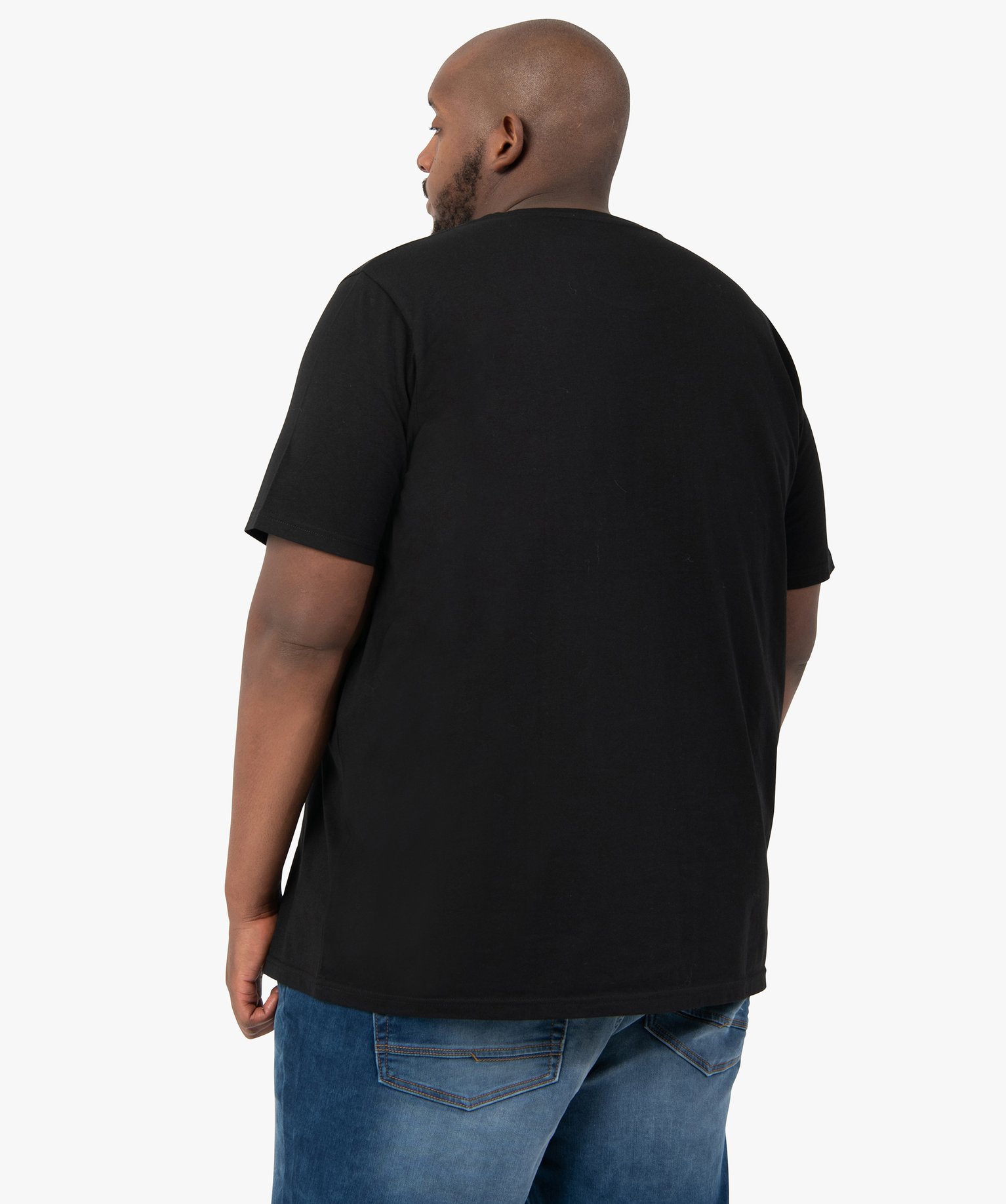 Tee-shirt homme avec motif exotique noir | GEMO